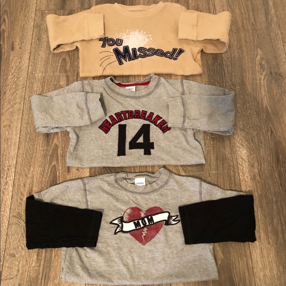 Gymboree Other - Lot of 3 Long Sleeved Gymboree Boys 4T Shirts